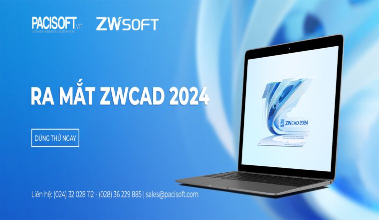 ZWSOFT ra mắt ZWCAD 2024 - Tầm cao mới của thiết kế CAD