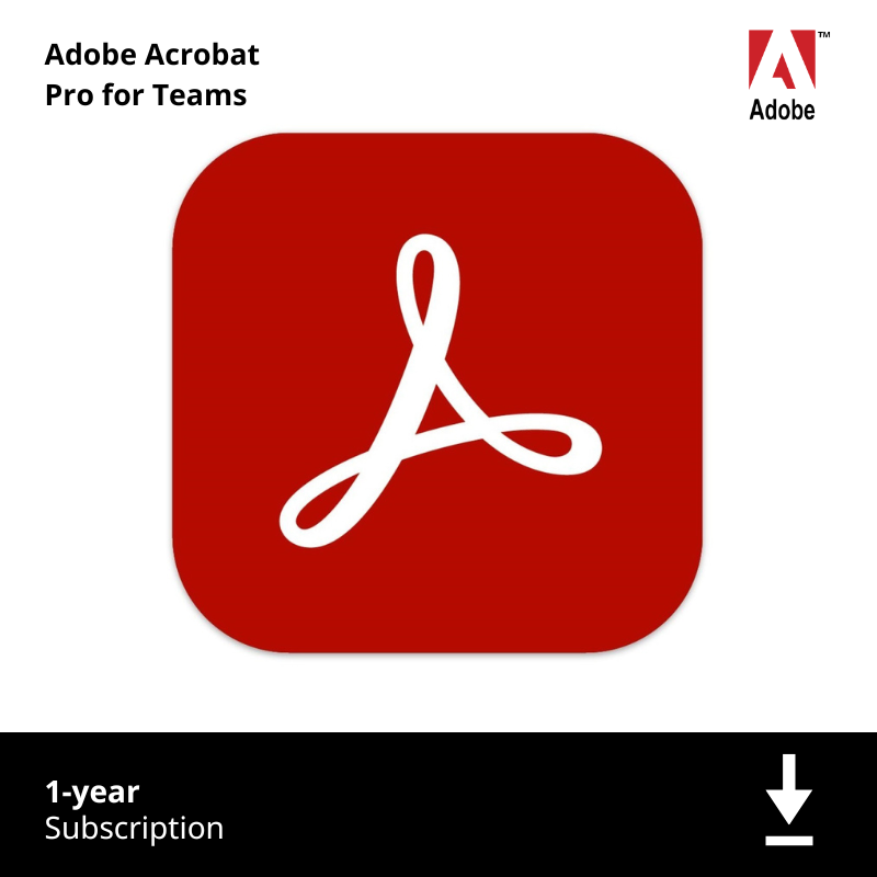 Adobe Acrobat Pro for Teams Subscription License