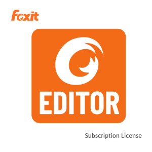 Foxit PDF Editor Subscription License