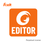 Foxit PDF Editor Mac