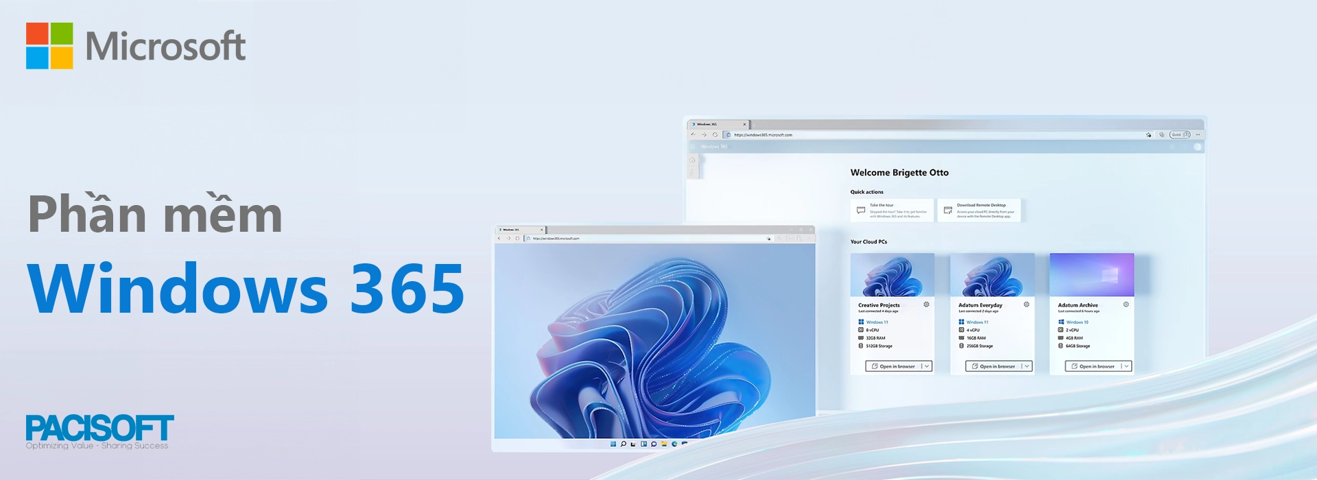  Phần mềm Windows 365 | Làm việc linh hoạt hơn với mô hình hybrid work