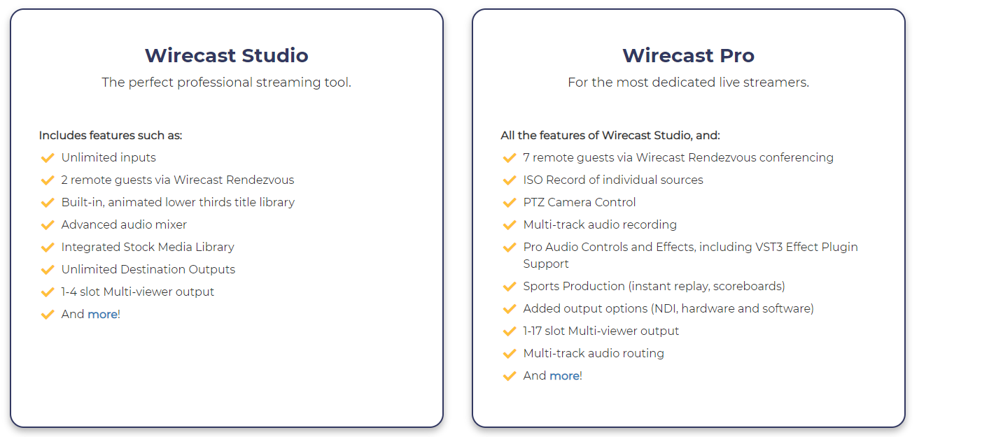 Wirecast-compare